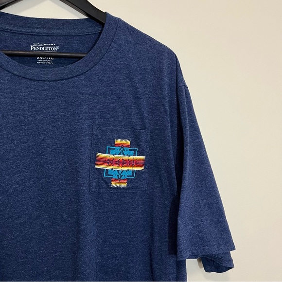 Pendleton Embroidered Chest Pocket T-Shirt - Picture 2 of 11
